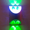4W Modern Led Wall Light with Scattering Light Design UFO 2 Leds Up 2 Leds Down