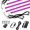 4x1M Light Sets LED Grow Lights Growing Light Fixture 240 LEDs 5050 SMD 1Set Mounting Bracket 1 AC Cable 1 x 12V 3A Adapter 1 set 4 Red1 Blue 5Red1Blue 3Red1Blue Waterproof Cuttable Decorative Lightinthebox