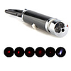 5 in 1 1mw 650nm Projective Red Laser Pointer with 2LED and Keychain Black