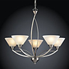 5-Light Satin Nickel Chandelier