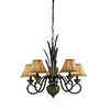 5-Light Specialty Bronze Chandelier