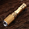 508 Adjustable Focus 3-Mode 1xCree XP-E R2 Waterproof LED Flashlights(1xAA, 150LM)Gold