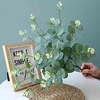 50cm 4 Fork Eucalyptus Money Leaf Flower Wall Wedding Road Dedicated Artificial Flowers 1 Stick 50cm Lightinthebox