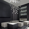 50cm LED Crystal Chandelier Modern Lantern Desgin Flush Mount Lights Stainless Steel Electroplated 110-120V 220-240V Lightinthebox