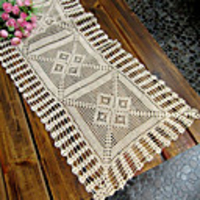 53"X15" Modern Stylish Handmade Cotton Floral Table Runner