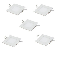 5pcs 3 W 15 LED Beads Easy Install Recessed LED Recessed Lights LED Panel Lights Warm White Cold White 85-265 V Commercial Home / Office Children
