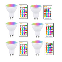 5W RGBW LED Light Bulb GU10 E27 AC85-265V Lighting Lamp Color Change Dimmable With IR Remote Controller Lightinthebox
