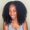 5x5 Closure 13x4 Lace Front Wig Mongolian Remy Human Hair Afro Kinky Curly Natural Wig 180% Density with Baby Hair Natural Pre-Plucked Wig For Women Lightinthebox