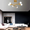 6 Heads 55cm LED Ceiling Light Nordic Style Chandelier Sputnik Design Metal Artistic Style Industrial Painted Finishes Kitchen Bedroom Kids Room Lights 110-120V 220-240V Lightinthebox