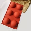 6 Hole Large Semi-Circular Hemispherical DIY Silicone Cake Mold Chocolate Sweet Moulds Home Kitchen Baking Accessories Lightinthebox