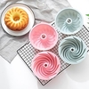 6 Inch Silicone Spiral Pattern Chiffon Cake Pan and Mold 1 Pc Lightinthebox