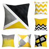 6 pcs Polyester Pillow Cover,  Geometric Modern Simple Classic Square Traditional Classic Lightinthebox