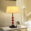 60W E14 Classic Style Table Lamp With Beige Shade