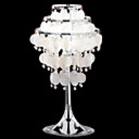 60W Aesthetic Table Lamp With Shell Decoration