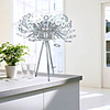 60W Artistic Table Light in Metal Circle Feature Shade