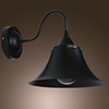 60W Artistic Wall Light with Retro Metal Shade and Bracket