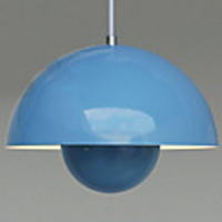 60W Chic UFO Pendant Light with Bright Color Mushroom-Shaped Shade(5 Color Selectable)