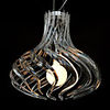 60W Comtemporary Pendant Light with 1 Light in Acrylic Shade Spiral Designed
