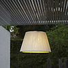 60W E27 Iron Pendent Light with White Shade
