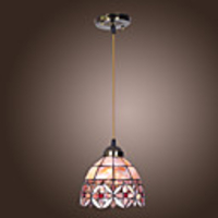 60W E27 Stright Pendent Light with Colorful Shade in Shell Feature