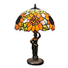 60W Elegant Characteristic Table Lamp Patterned With Sunflower-Goddess Body Pole