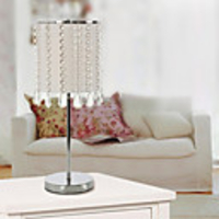 60W Elegant Table Lamp In Beads Design