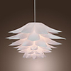 60W Floral Pendant Light in Petal Featured Shade