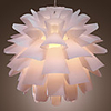 60W Globe Pendant Light in Layer Featured Shade