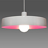 60W Minimalist UFO Pendant Light with White Shade(5 Color Selectable)