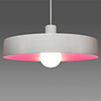 60W Minimalist UFO Pendant Light with White Shade(5 Color Selectable)