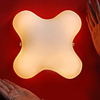 60W Modern Artistic Wall light with Etched Glass Cloud Shade