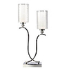 60W Modern Bistratal Table Lights with 2 Lights in Glass Shades