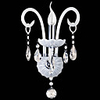 60W Modern Crystal Wall Light in Candle Feauture