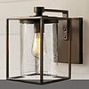 60W Modern Wall Light with Glass Shade and Metal Bracket