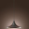 60W Streamlined Pendant Light in Black
