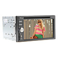 6.2Inch 2 Din Universal Car DVD Player with GPS, IPOD, RDS, BT, Touch Screen