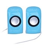 6W Mini USB Powered Stereo Speaker with 3.5mm Jack - Blue