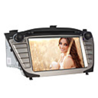 7-inch 2 Din TFT Screen In-Dash Car DVD Player For IX-35 With Bluetooth, Navigation-Ready GPS, iPod-Input, RDS, TV