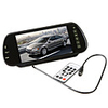 7 Inch Color TFT-LCD Car Rearview Mirror Monitor With Remote Support USB, SD, MP5
