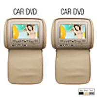7 Inch Digital Screen Car Headrest DVD Player (800x480,  Game,  Protective Screen Cover)