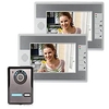 7 Inch IP Video Door Phone Doorbell Intercom Entry System with 2 Monitor 1 IR Camera Night Vision 420 TVLine Support Remote unlocking Handfree Lightinthebox