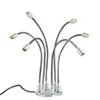 7W Artistic Aluminum LED Table Lamp with 6 heads