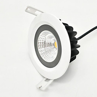 7W Waterproof IP65 Dimmable 600-650LM White Round COB LED ceiling light Semi outdoor Cold White/Warm White/ AC110V/AC220V/AC12V Lightinthebox