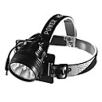 7XU2 Rechargeable 3-Mode 7xCree XM-L2 U2 Waterproof Headlamps(6000LM, Black)