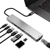 8 in 1 USB C HUB to HDMI USB3.0 RJ45 10/100M LAN PD TF Memory Card Converter Adapter for WIN/IOS Lightinthebox