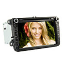 8-inch 2 Din TFT Screen In-Dash Car DVD Player For Volkswagen With Bluetooth, Navigation-Read GPS, iPod-Input, RDS