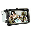 8-inch 2 Din TFT Screen In-Dash Car DVD Player For Volkswagen With Bluetooth, Navigation-Read GPS, iPod-Input, RDS, TV