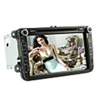 8-inch 2 Din TFT Screen In-Dash Car DVD Player For Volkswagen With Bluetooth, Navigation-Read GPS, iPod-Input, RDS, TV