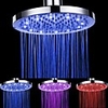 8 Inch Battery-Free Temperature Controlled Led Color Changing Round Shower Head