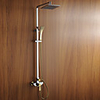 8" Square Rain Shower Chrome Finish Wall Mounted Shower Faucet